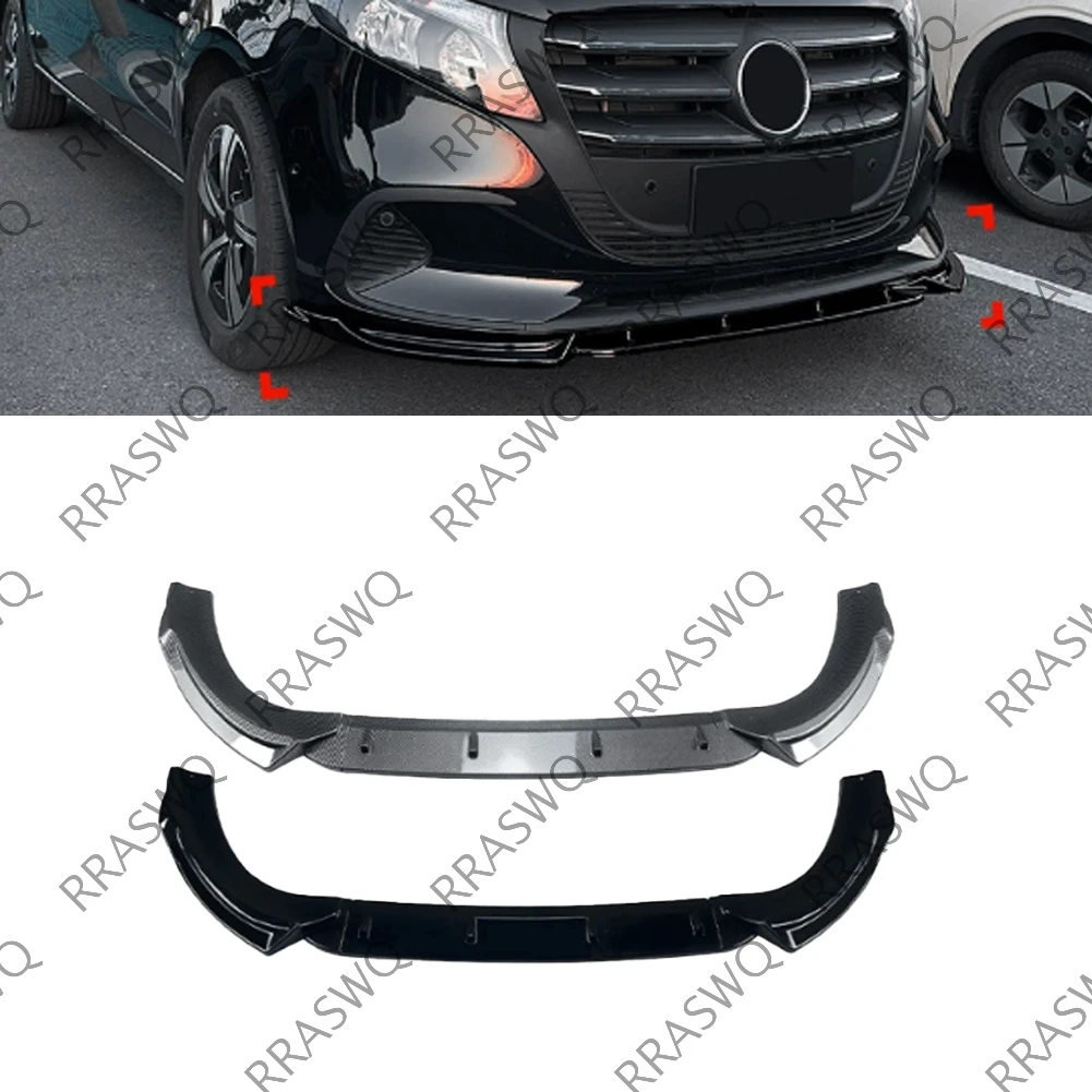 Passend für Mercedes Benz V-Klasse Vito W447 2024-2026+ Frontstoßstange, Frontlippe, Frontschaufel, Exterieur-Modifikationszubehör