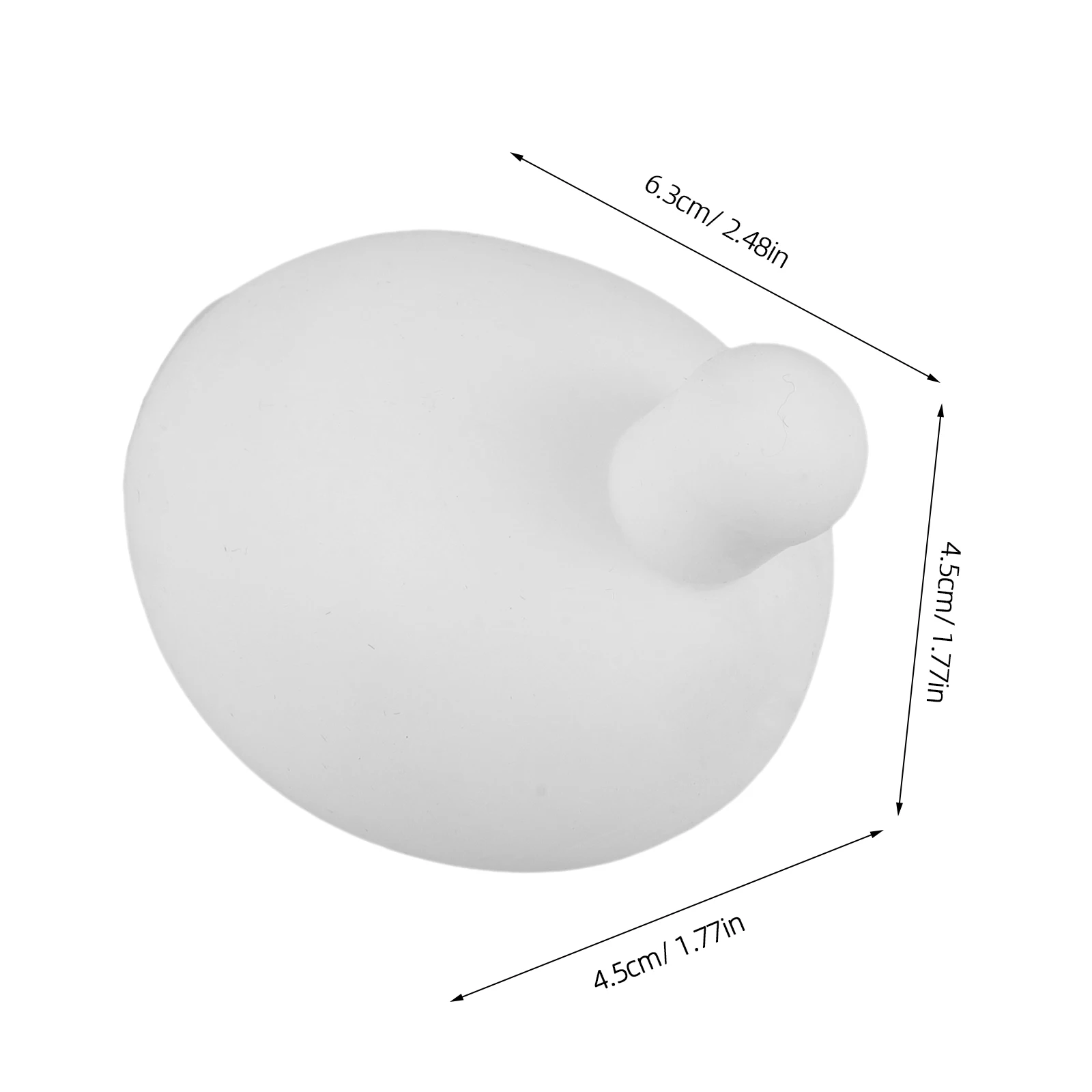 Inserção de bolha branca de 10 peças-acessório de brinquedo de apertar, fabricação diy, acessório de descompressão, peças de fabricante de bolhas, brinquedo ao ar livre para crianças