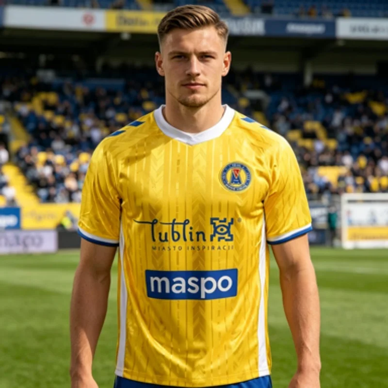 2026 Neuer Bestseller Neuestes Polnisches Super-Fußballteam Herren-Trikot Polen Lublin Schnelltrocknend Bequemes Fan-T-Shirt Strandkleidung