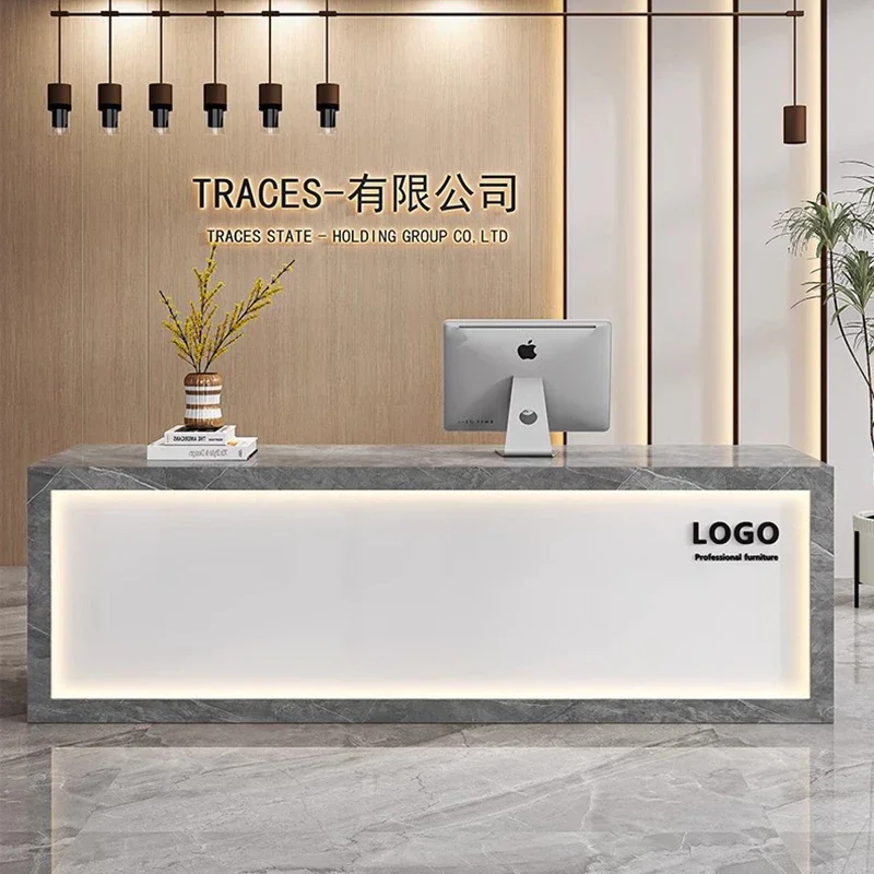 

Bar Counter Checkstand Reception Desks Beauty Salon Milk Tea Shop Shop Coffee Shop Counter Office Furniture Receptionsdisk FYRD