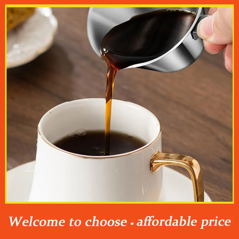 

100ML 304 Stainless Steel Coffee Extraction Cup With Scale Small Milk Spoon Making Cup Espresso Measuring Cup Kitchen Tools Cup'