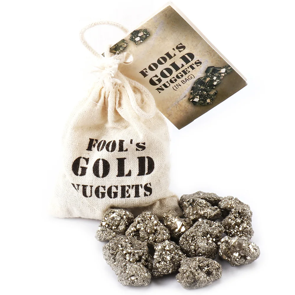 Fools Gold Iron Pyrite in Bags Teaching Mineral Specimen Collections Reiki Healing Crystals Home Decor Gifts