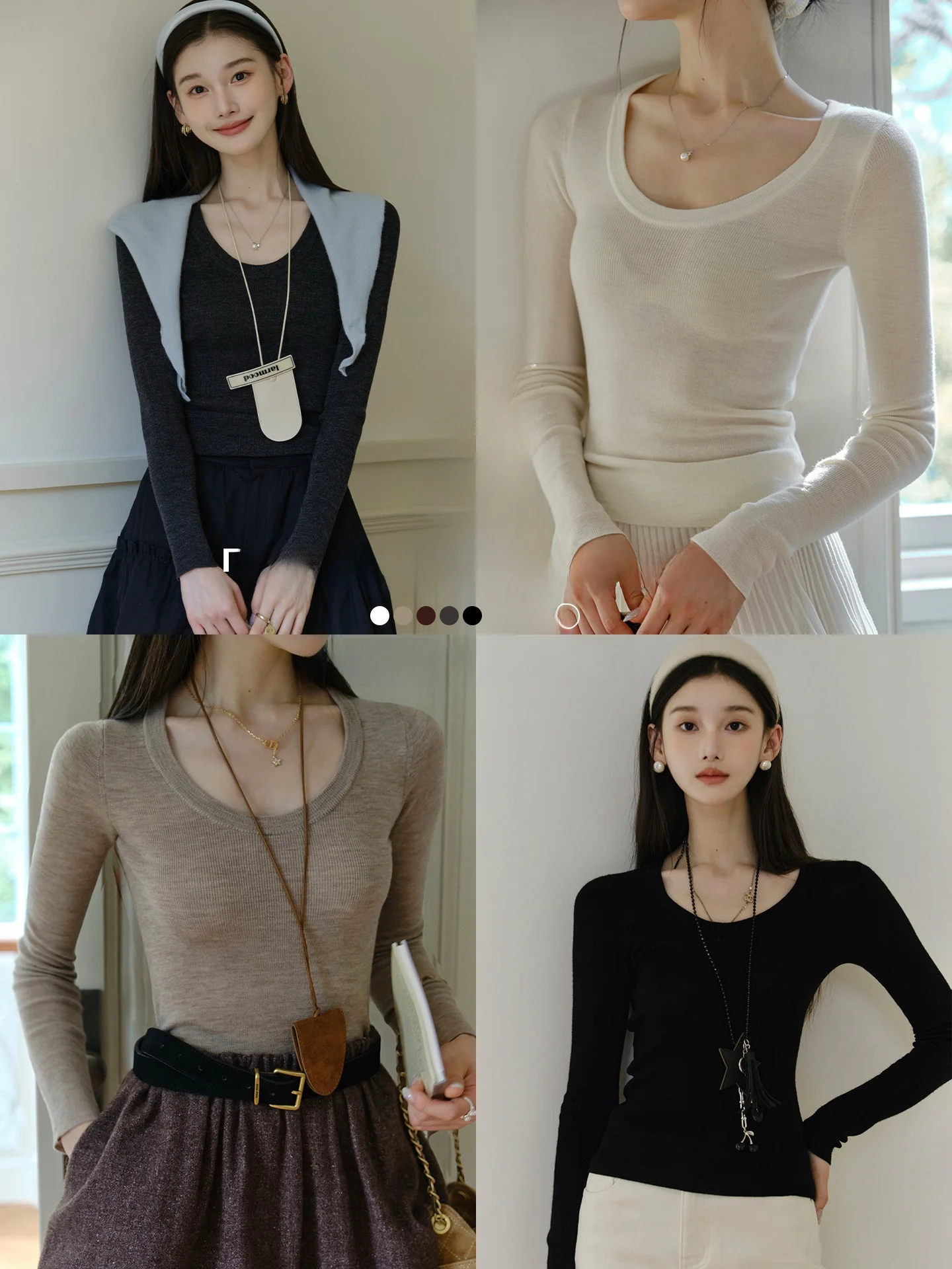 

Шерстяной вязаный свитер ChillCozy Anne's U-Ne, 00% мягкая мериносовая шерсть, повседневный женский свитер в рубчик, стандартный крой