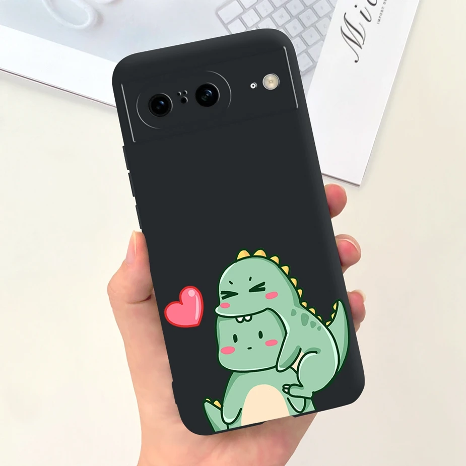 حافظة لهاتف جوجل بيكسل 8A Pixel8 Pro حافظة كرتونية عصرية لطيفة مضادة للصدمات لهاتف جوجل بيكسل 8 Pro Pixel8A Fundas Coque