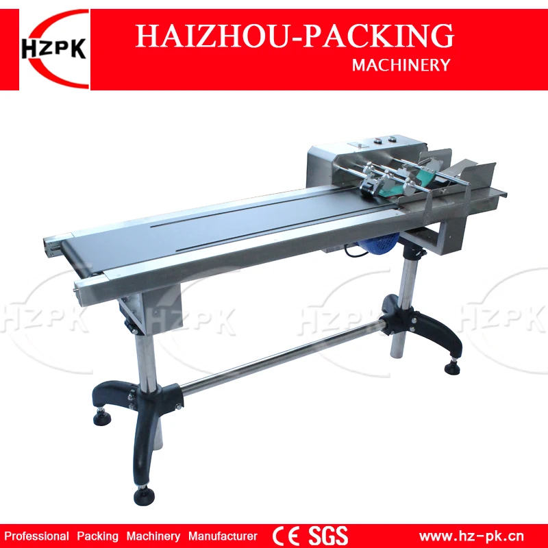 HZPK Paper Bag Paging Machine Feeder Paper Used Work With inkjet Date Printer Label Or Bag Numbers Printing Machine For 65-400mm