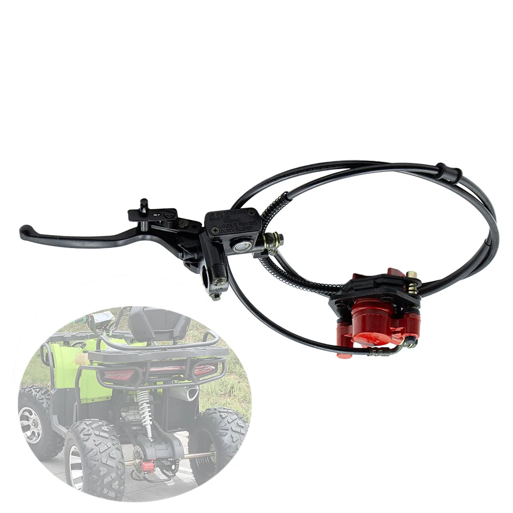 Rear Disc Brake Master Cylinder Hydraulic Caliper Assembly For GY6 110cc 125cc 150cc 250cc Electric ATV UTV Quad Go Kart