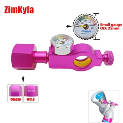 Soda Co2 Cylinder Tank Refill Fill Station Adaptor Fit SodaStream Quick Connect Pink Cylinder With W21.8-14 CGA320 Connect