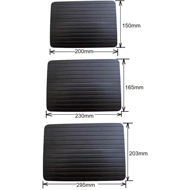 2mm Thick 355 X 205 Aluminum Defrosting Tray Rapid Thawing Plate Frozen Foods Hotels Restaurants Guangdong Origin
