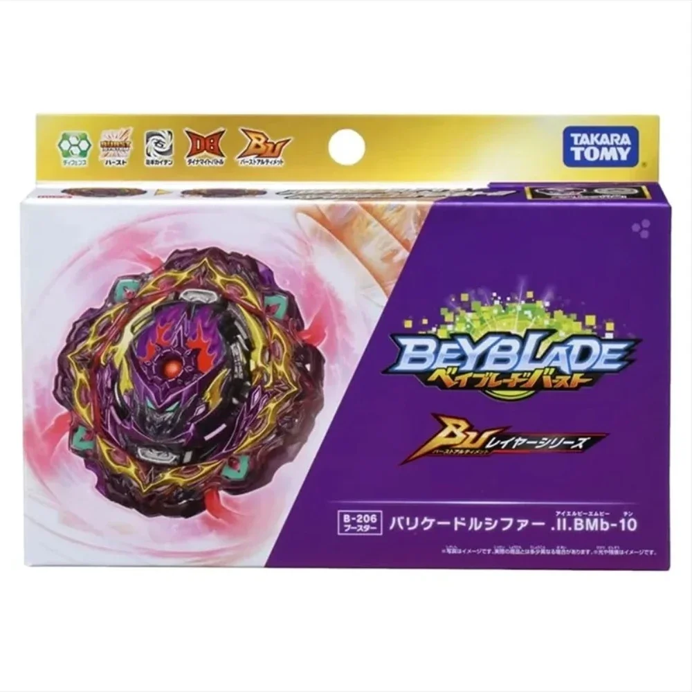 Original Takara Tomy Bey Burst B-206 Barricade Lucifer Illegal Bearing Mobius-10