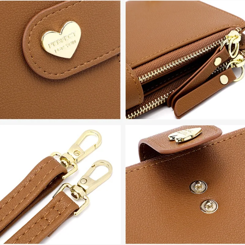 2023 NEW Small Mini Shoulder Bag Phone Pouch Change Purse Multi-function Large Capacity Card Bag Zipper Crossbody Bag Handbags