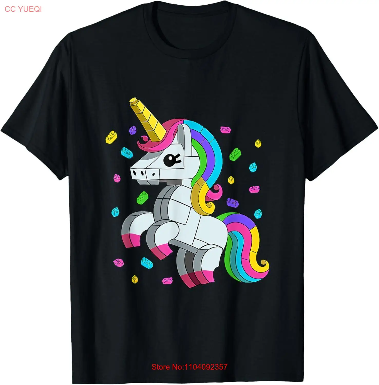 Unicorn Lover Master Builder Bricks Blocks Toys T-Shirt Hoodie