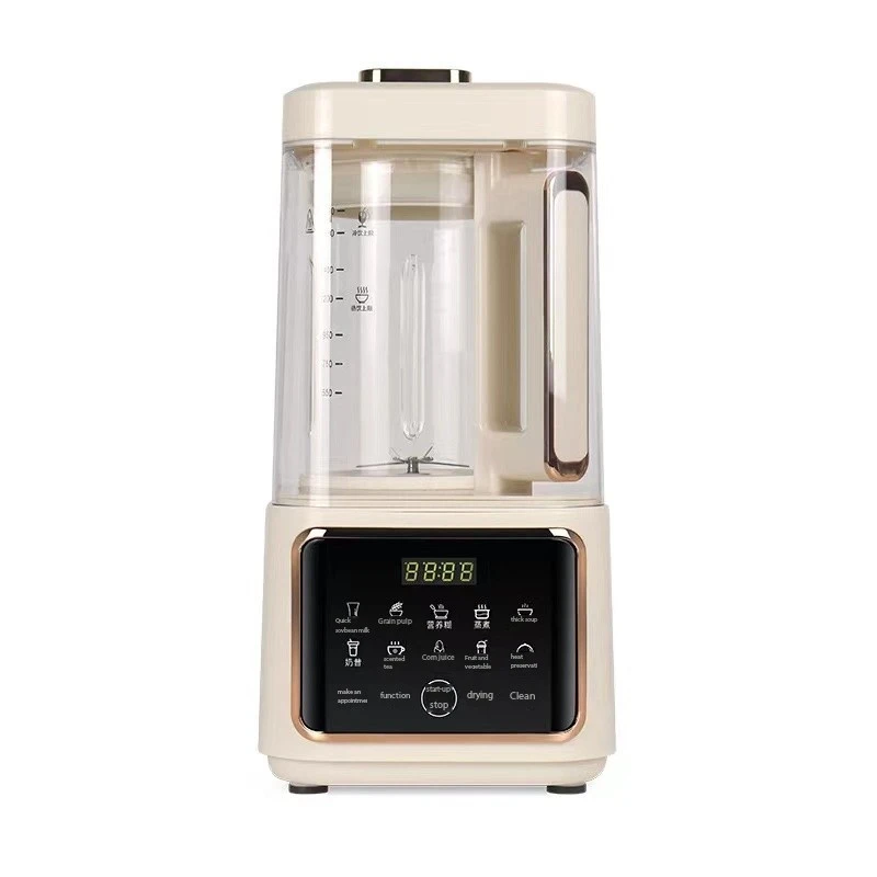 Home Automatic Heating Soy Milk Juicer Machine Soft Sound Wall Breaking Food Processor with  Cleaning Feature