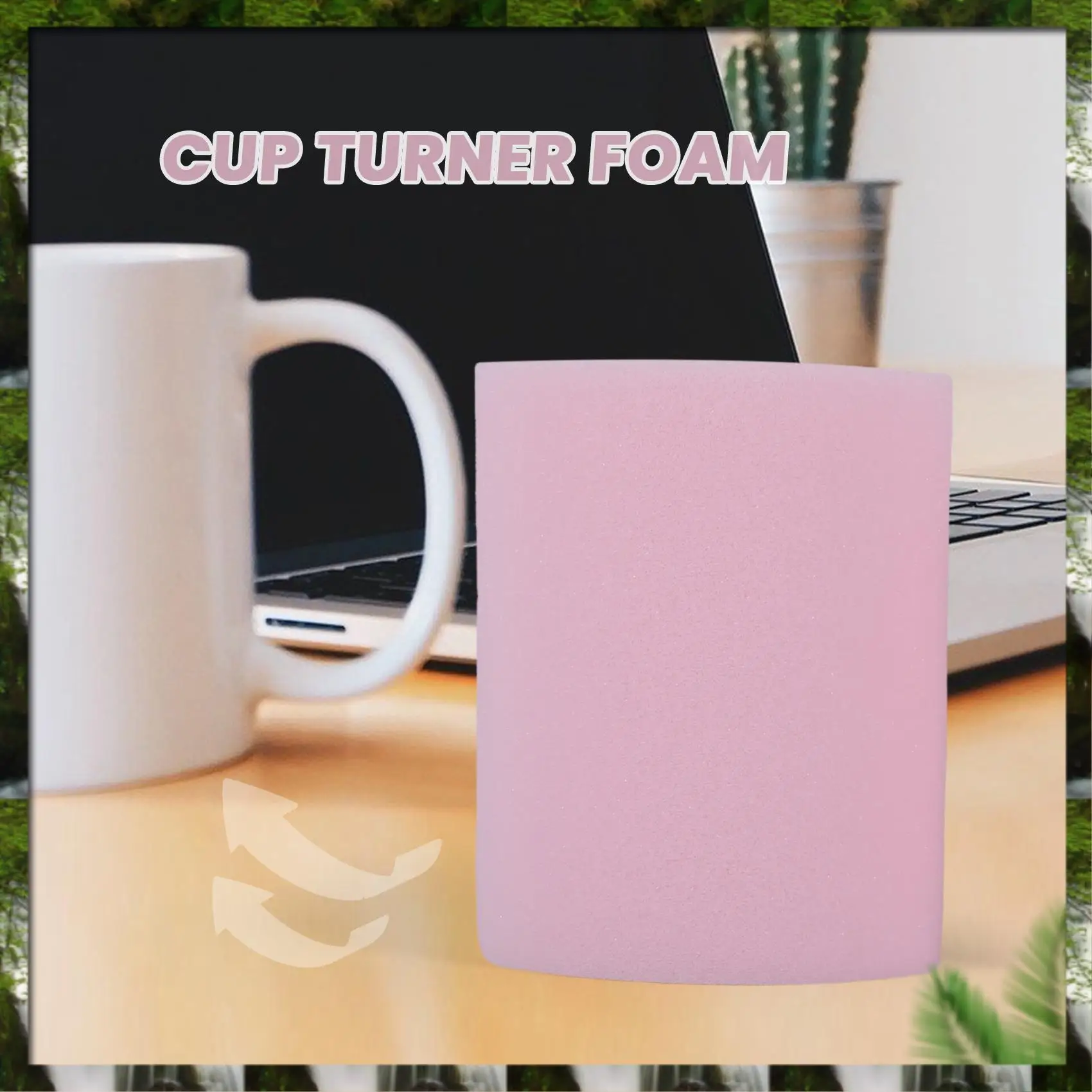 

The New 6 Pcs Cup Turner Foam Tumbler Inserts For 3/4 Inch PVC Pipe Tumbler 10 Oz To 40 Oz Tumblers Crafting (Black/White/Pink)