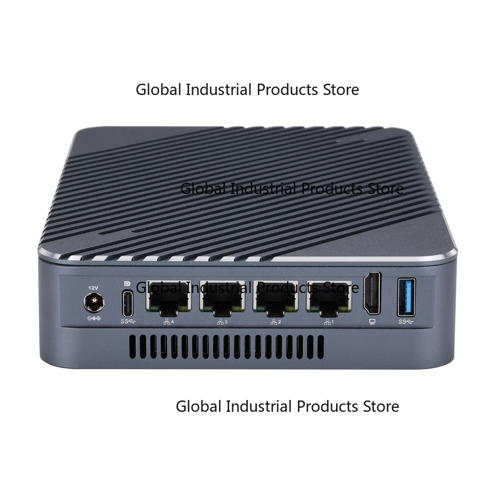 Qotom NAS Storage 4 X 2.5 Gigabit LAN Mini PC FirewallServer 4 X M.2 SSD NAS Storage Server