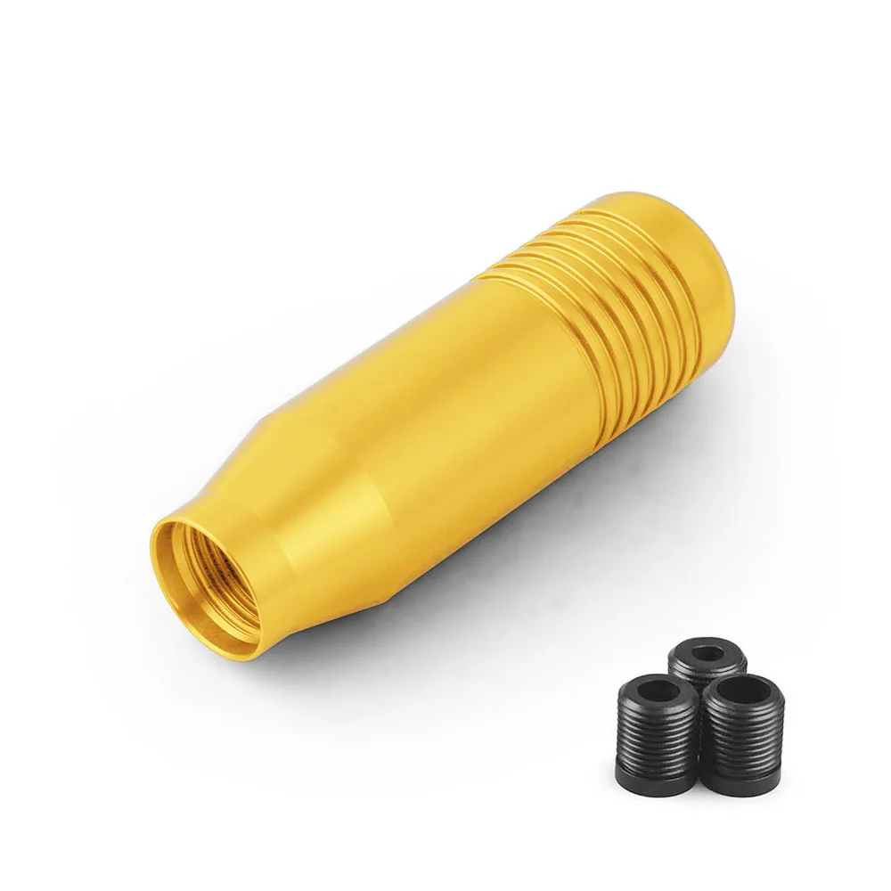 8,5 cm auto ctylish pookknop stok handgeschakelde universele auto aluminium verlengde versnellingspook versnellingskopknop