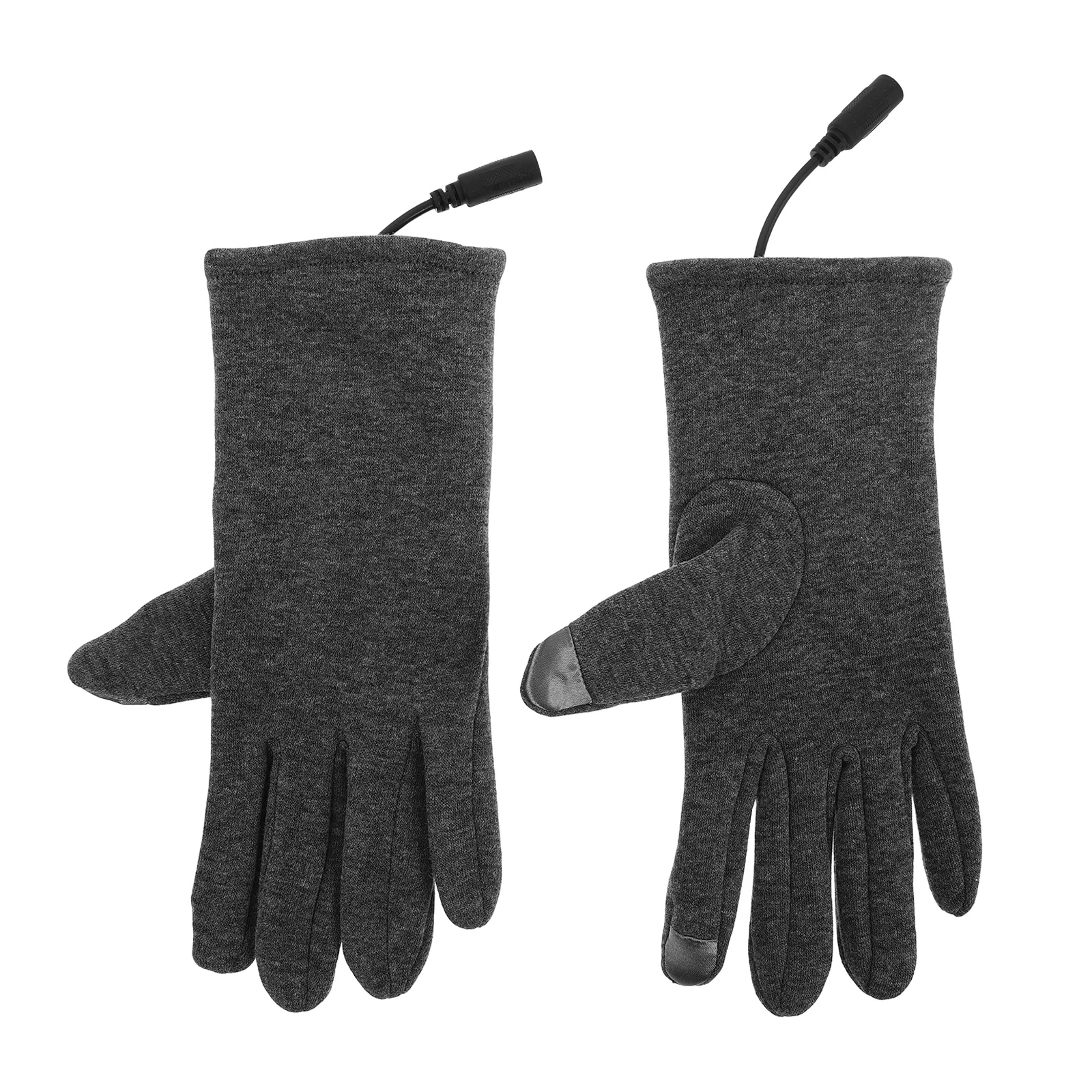 1Pair USB Heated Gloves Warm Touchscreen Flexible Finger Design Cycling Hand Warming Electric Portable Winter Gloves