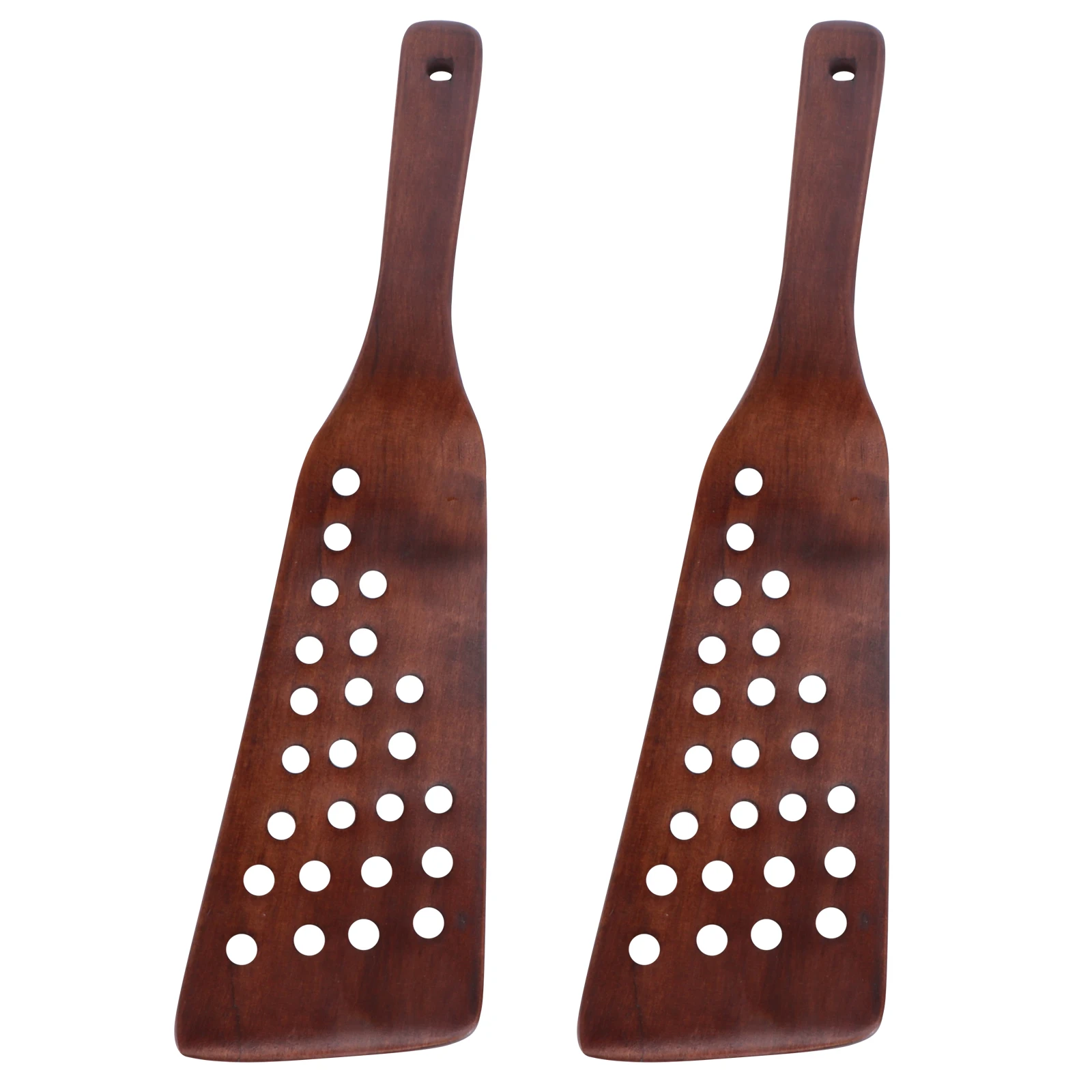 

2Pcs Wooden Spatula Nonstick Kitchen Turner Shovel Material Safe Cooking Utensil Set