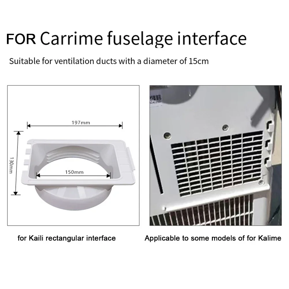 15cm Portable Exhaust Pipe Connector Duct Adapter For Mobile Air Conditioner Mobile Air Conditioning Accessories Vents Air Filte
