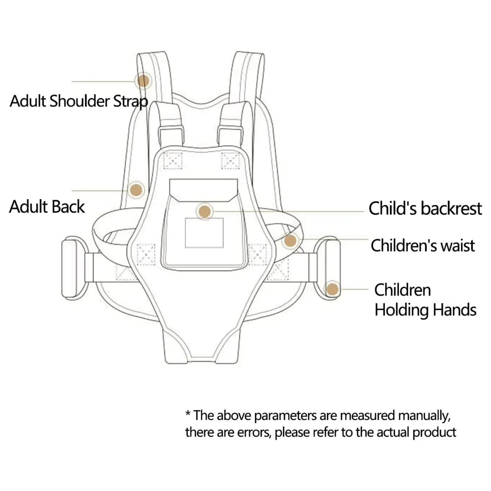 子供用ユニバーサルバイク安全ベルト,収納バッグ付き,リアシートストラップ,調節可能なハーネス,子供用反射ストリップ