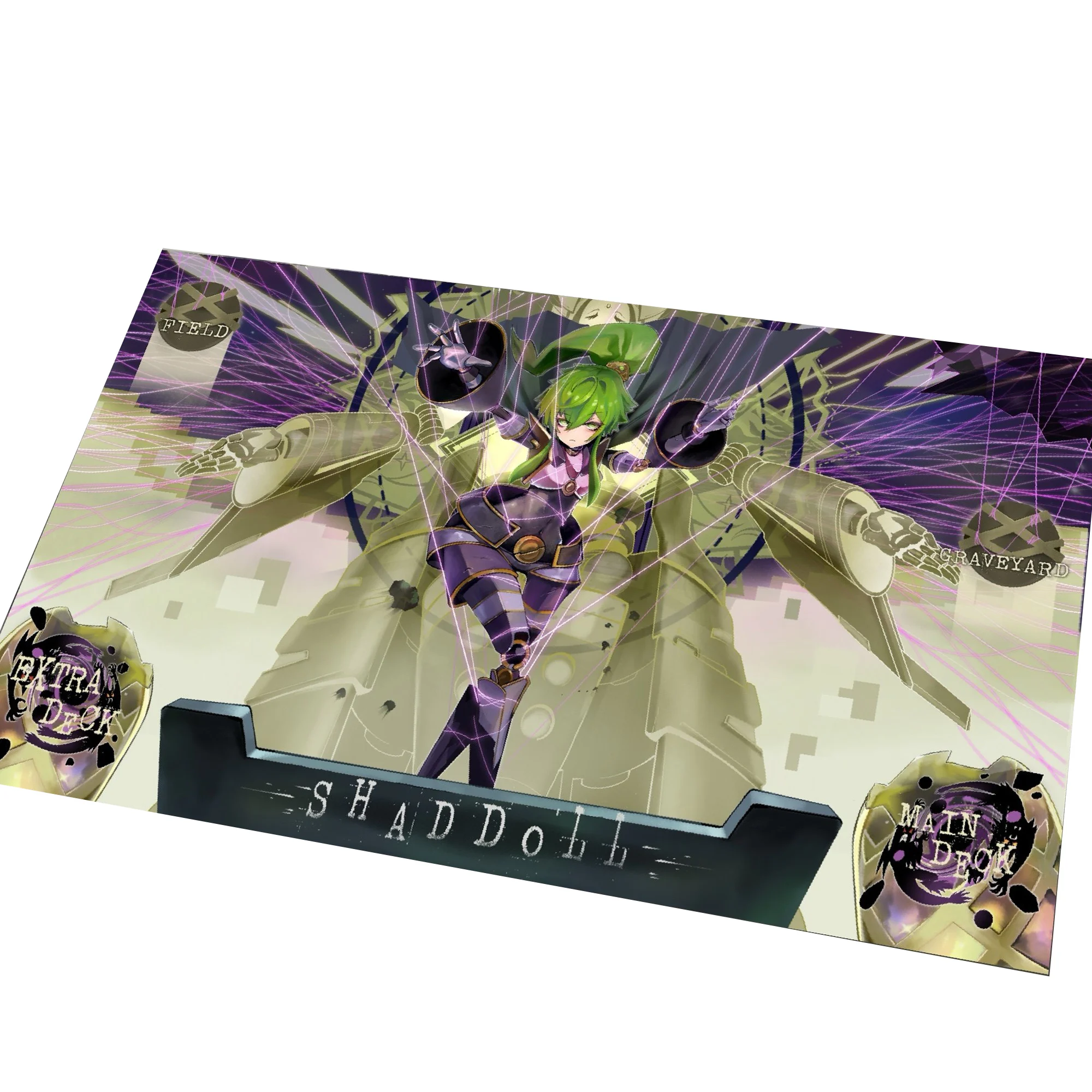 

600X350X2Mm Diy Yu-Gi-Oh! Shaddoll Card Battle Mat Ygo Shaddoll для одного игрока, настольная игра, карточная пластина, боевой коврик, подарочная игрушка