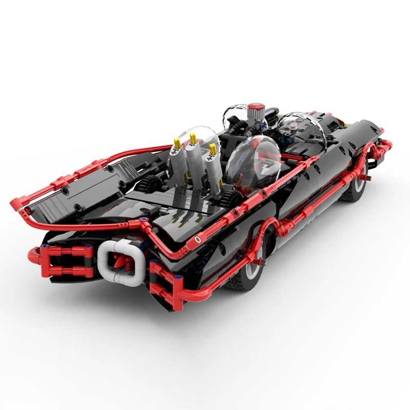 1107pcs MOC Classic Batmobile Technical Model Building Blocks DIY Creative Toy Idea Christmas Gift Education Brick Kids Birthday