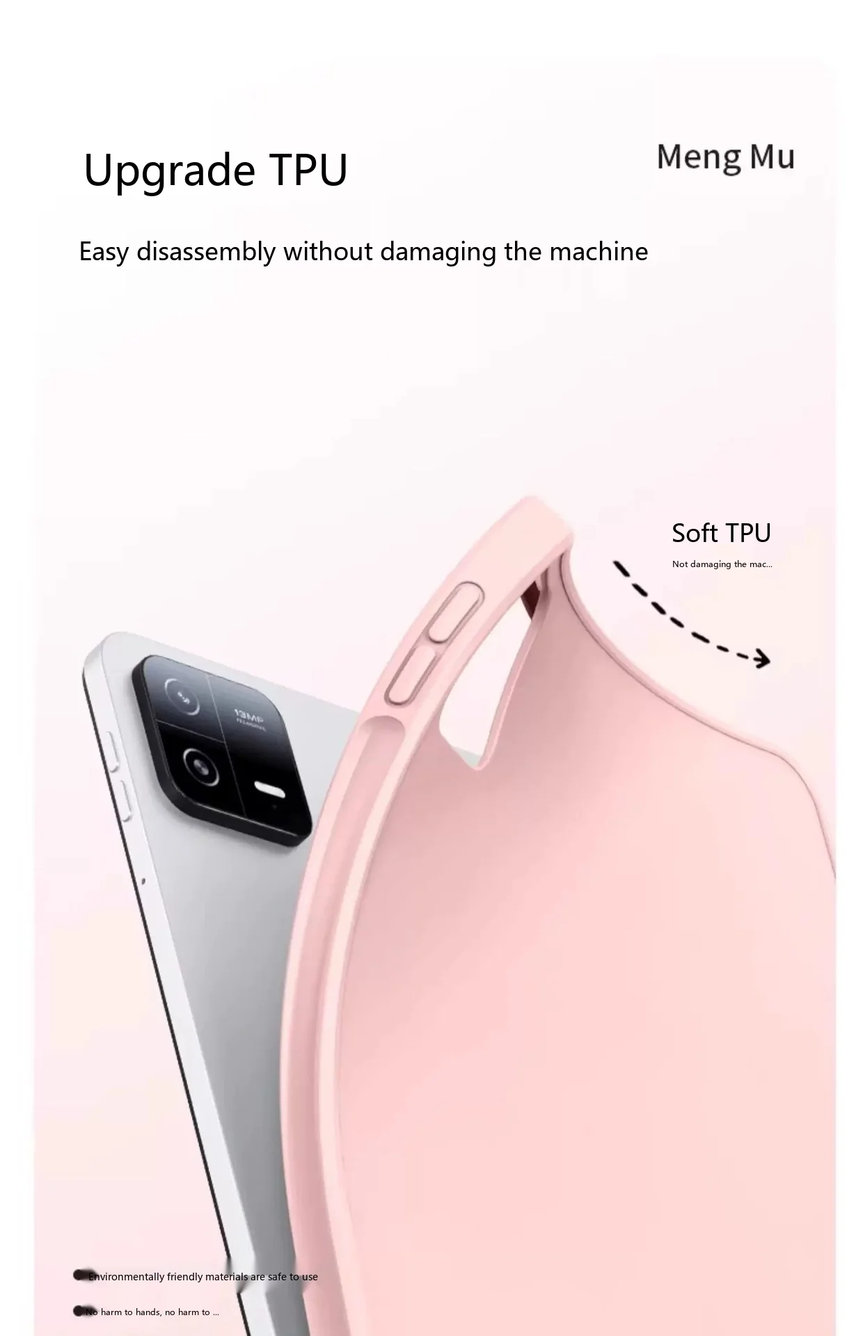 Für Xiaomi Pad Redmi Pad 12,4 12,1 11 10,6 9,7 Zoll Silikon Magnetische Stoßfeste Sleep-Wake-Hülle – Detail 9