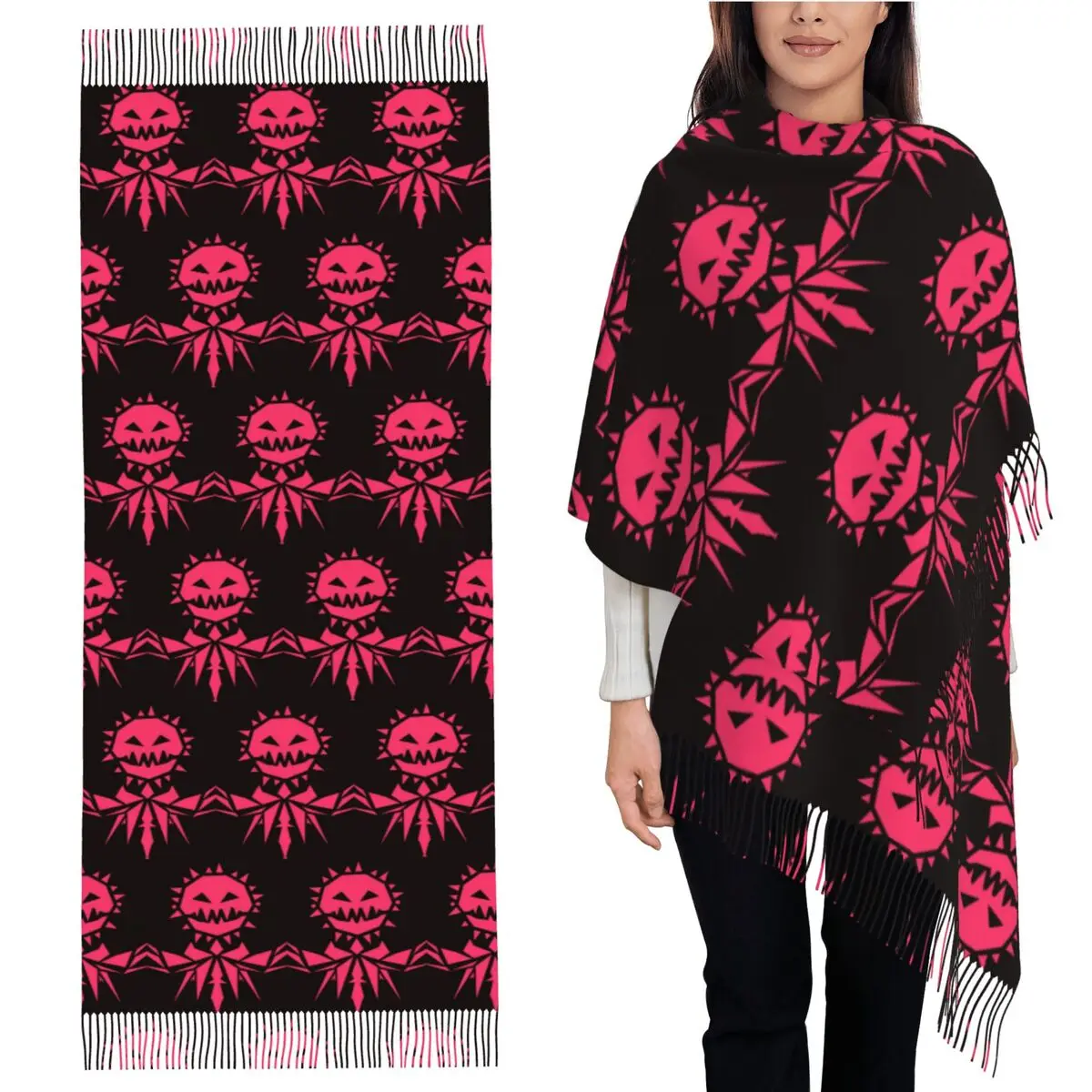 

Just Shapes And Beats Blixer Scarf Tassel Scarves for Women Soft Warm Shawls and Wraps Large Fall Winter Shawl Wrap