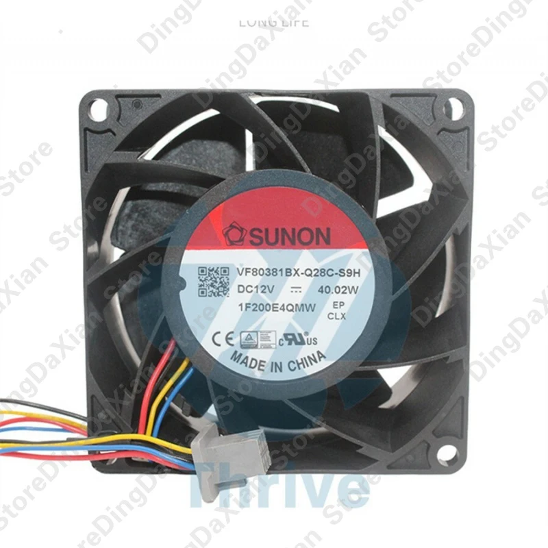 

d 1PCS Server PWM Cooling Fan For Sunon VF80381BX-Q28C-S9H | 12V 40.2W 80×80×38mm 8CM