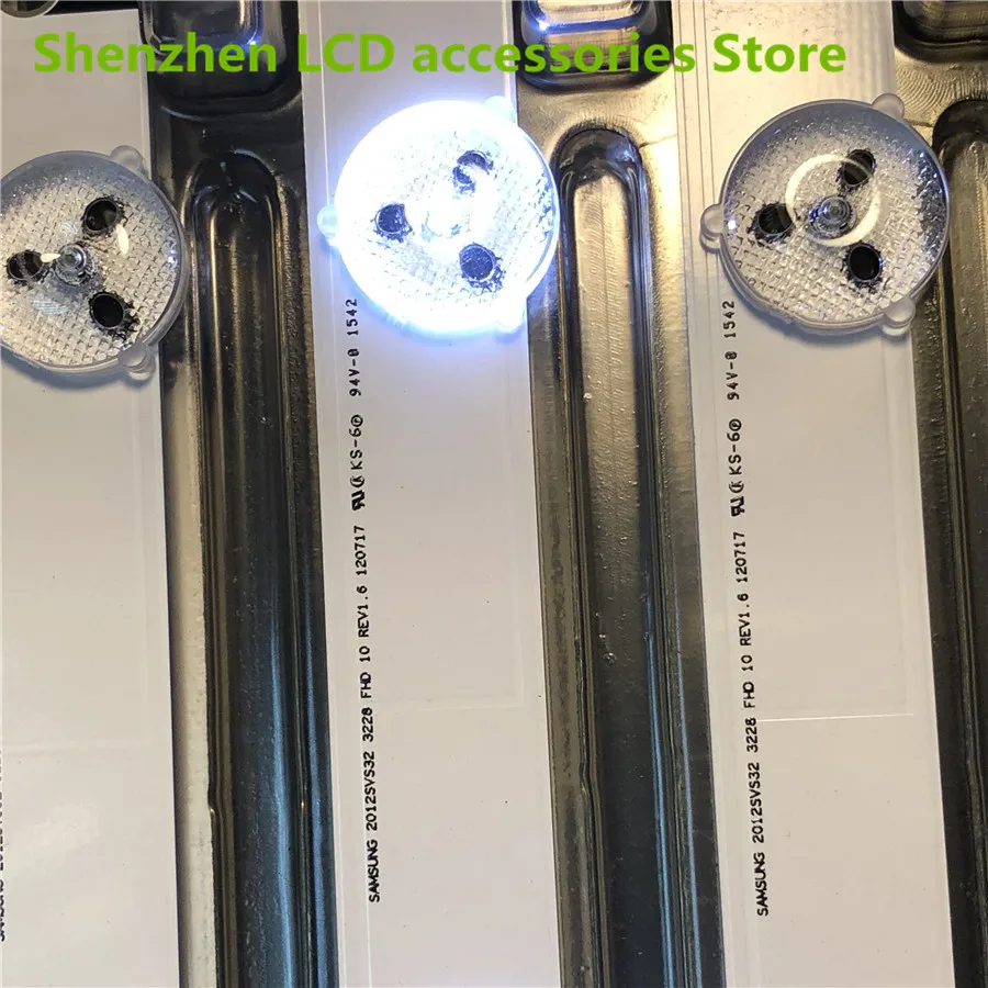 LED BACKLIGHT SET FOR SAMSUNG UE32EH5000 TV 32F-3535LED-40EA FROM LTJ320HN07-V A   100%NEW  58CM    10LED