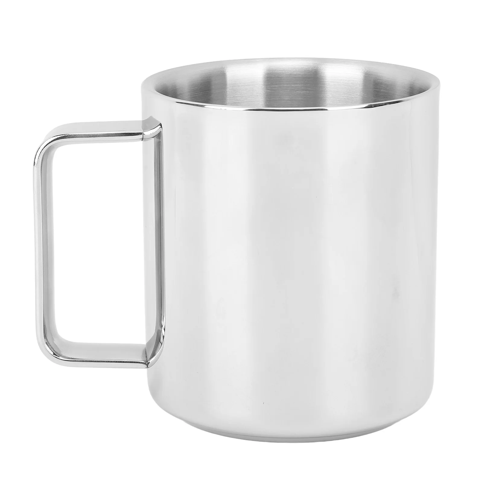 

Mug 304 Stainless Steel Double Wall Insulated Anti Scald Thickened Coffee Mug For Drinking Water