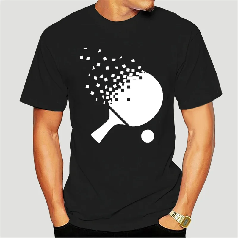 Harajuku 3D Table Tennis Printing T Shirt Ping Pong Graphic T-shirts Sports Lovers Gym Fashion Streetwear Short Sleeves Clothing