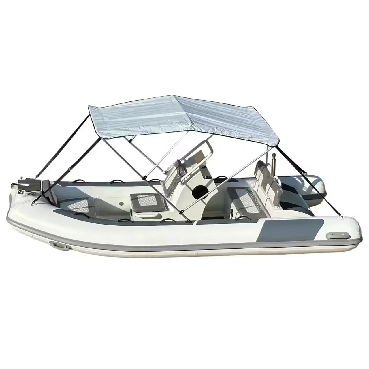 Rurable Sport Boat CE Certified 13ft 390 Hypalon/PVC Aluminum RIB Inflatable RIB Boats for Boat Fishing