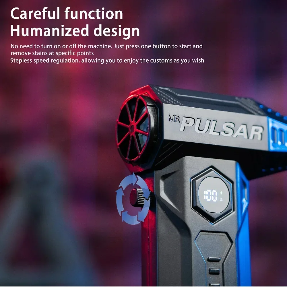 Turbo Jet Blower 990000RPM Peniup Udara Luar Ruangan Bertenaga Motor Brushless TurboFan Kecepatan Angin 75m/s 10000mAhThrust Alat PC