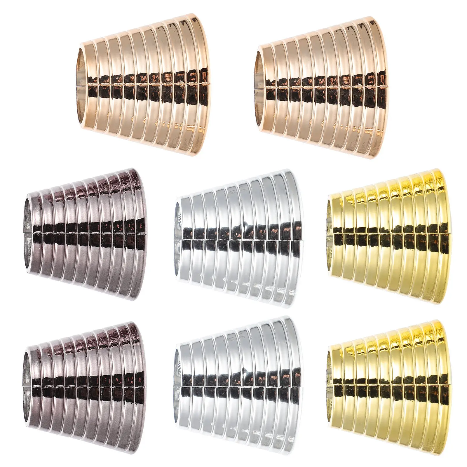 

8Pcs Ponytail Cuff Hair Clip ABS Material Soft Comfortable Non Scratch Hair Decoration Ring Holder Tight Grip All Day Wear