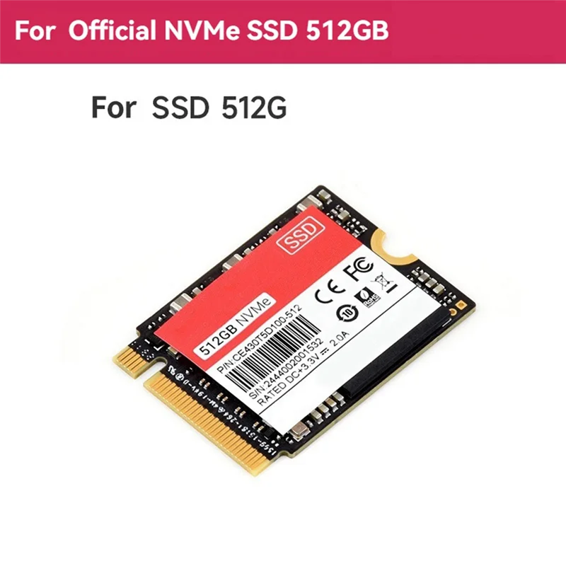 

Superb For Raspberry Pi 5 SSD Nvme M.2 Gen3 2230 Pcie High-Speed, Reliable Storage Upgrade 512G