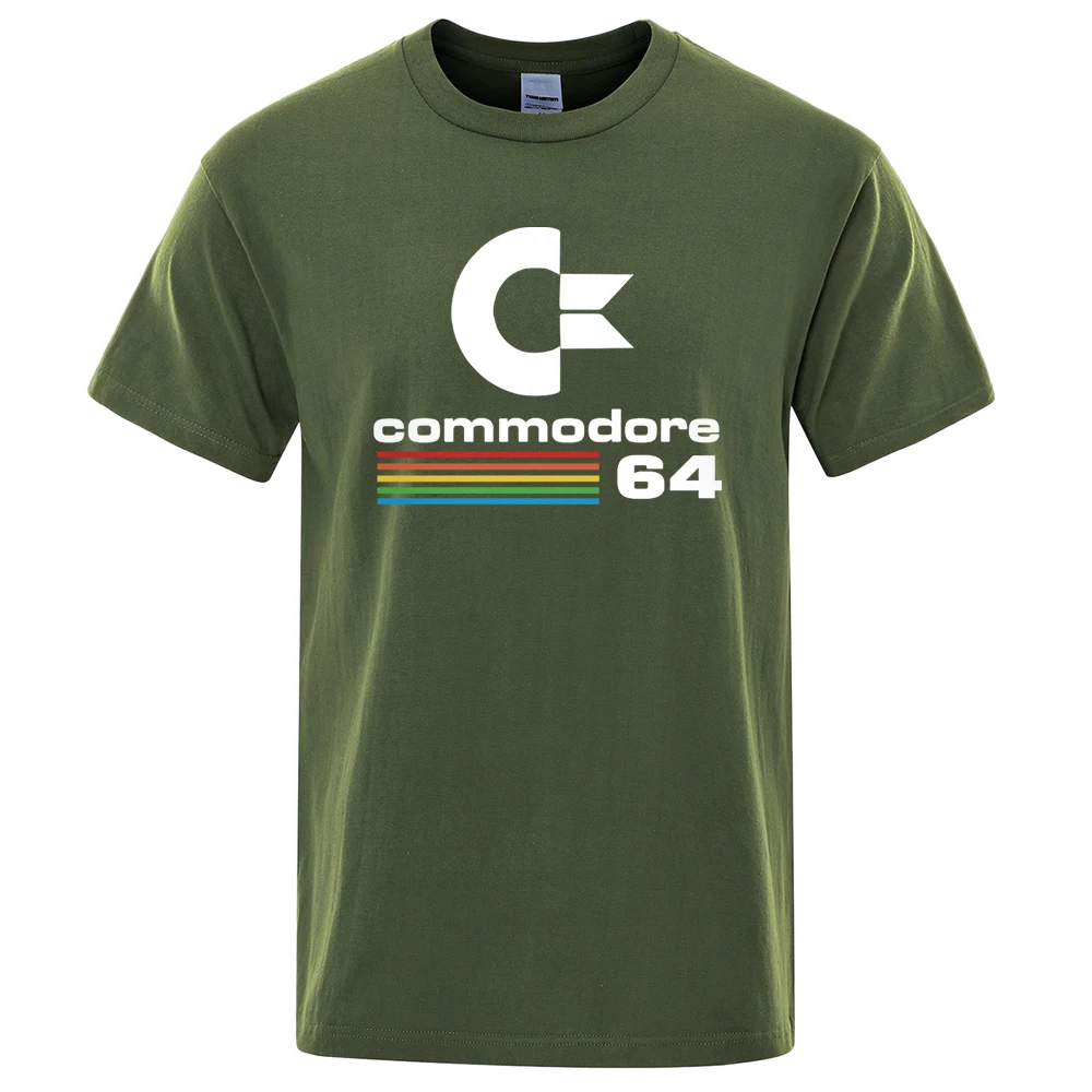 Losse Mode-Shirts Zomer Commodore 64 Print T-Shirt C64 Sid Amiga Retro Cool Design Street Korte Mouw Top T-Shirt Kleding