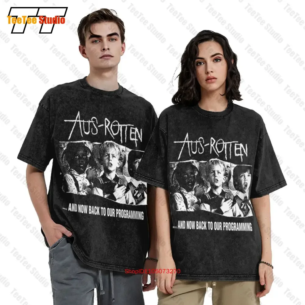 Aus Rotten Punk Hardcore Vintage Oversized T-Shirt 9VKC