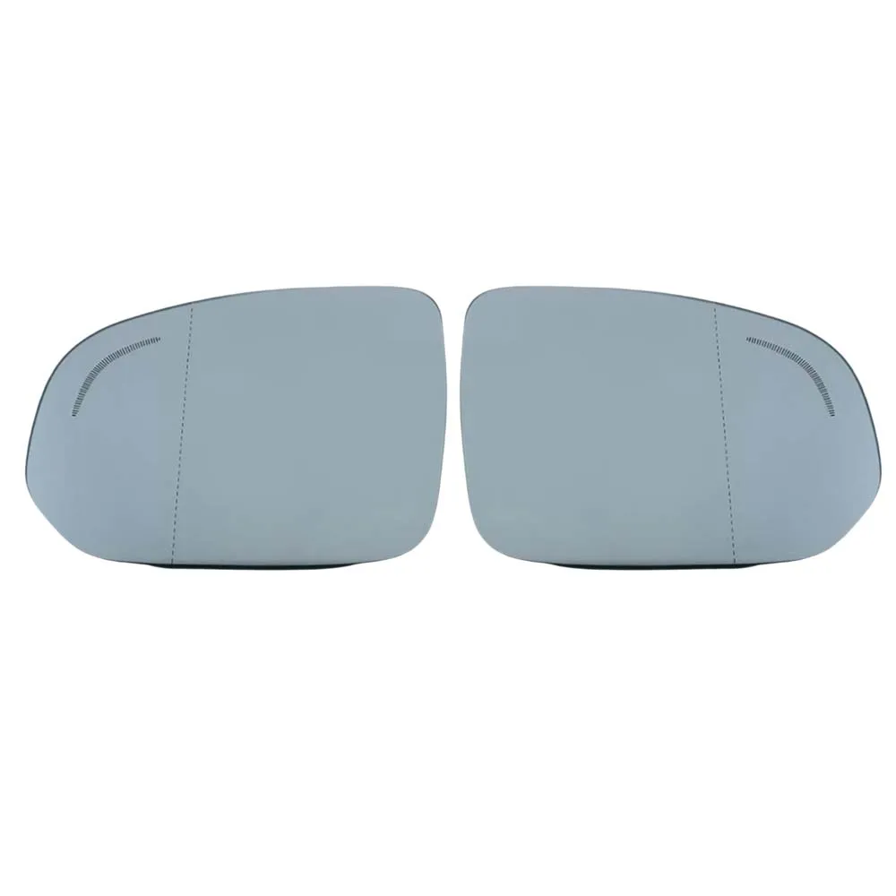 عدسة مرآة الرؤية الخلفية ساخنة بزاوية واسعة للسيارة فولفو XC60 2018 2019 2020 2021 2022 2023 مع ملحقات نموذج علامة النقطة العمياء