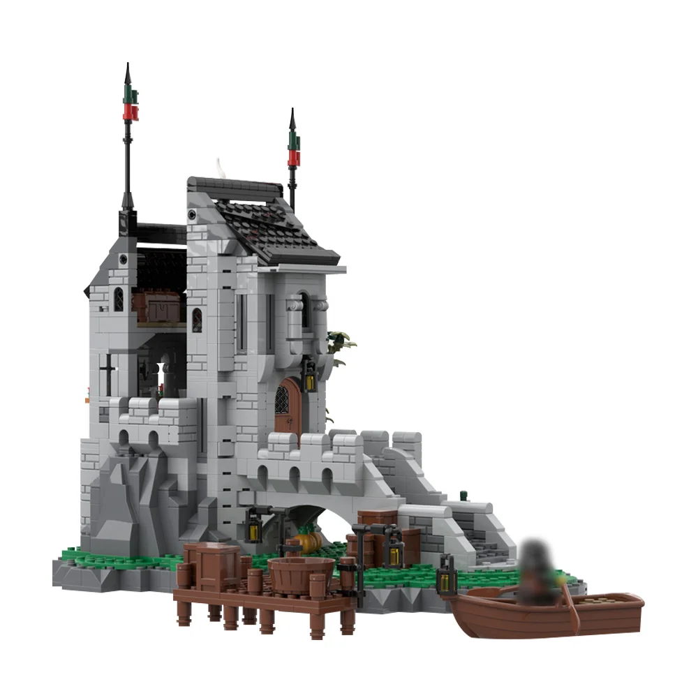 

Gobricks MOC-198849 Woolfpack watch Tower Building Blocks Toys Gift