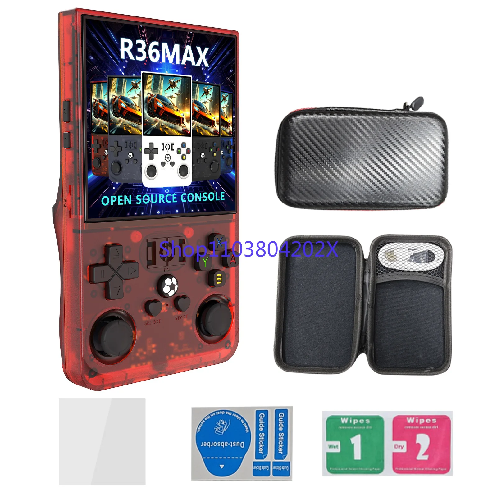R36 max 4'' TV Classic Portable handheld open source game console for PSP retro game console for GBA arcade 30+ emulators