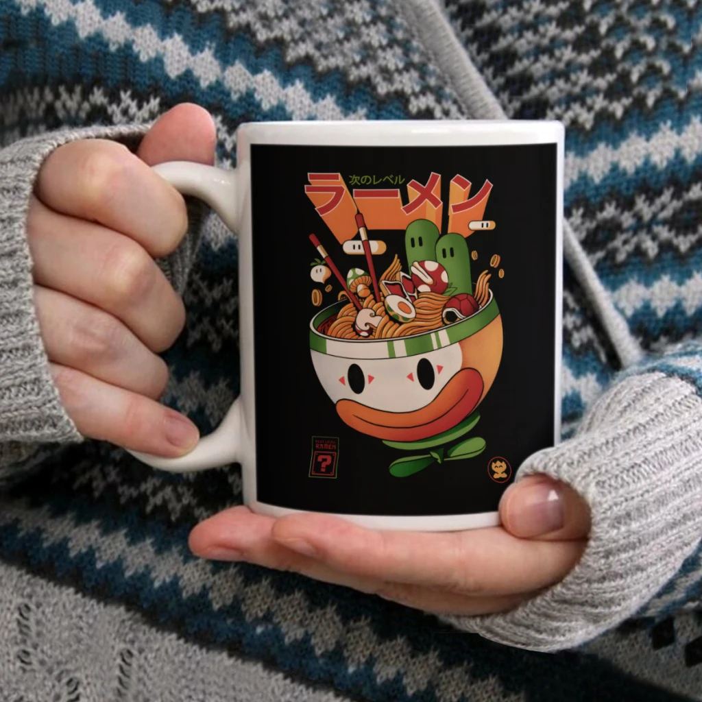 

Next Level RamenCoffee Mug Tea Cup 11oz Coffee Cup Funny Birthday Ceramic Mug Personalized Cup