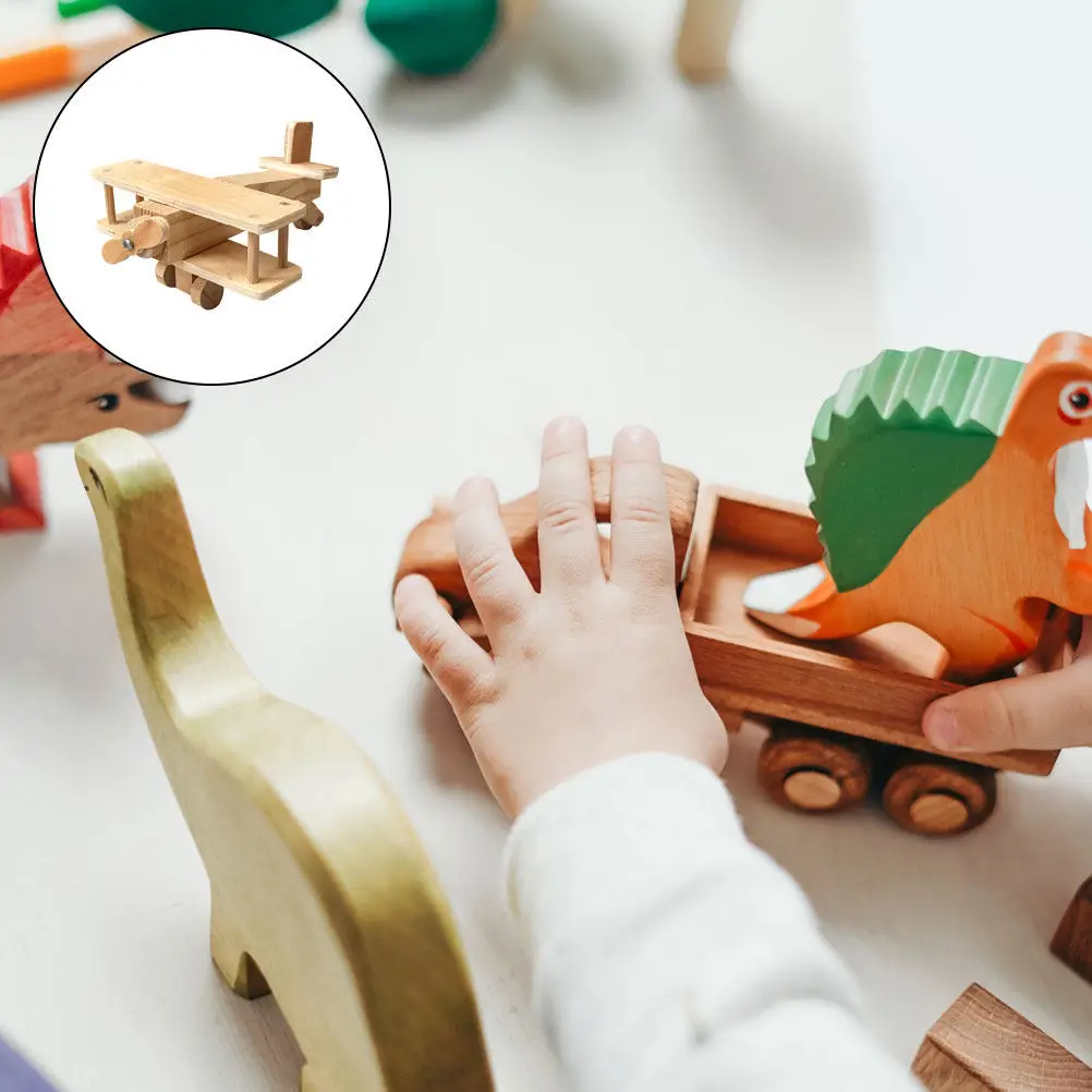 Delicate 3D Wooden Puzzles for Children Easy Assembly Small Hands Friendly Simulated Modeling Adornment Perfect Early