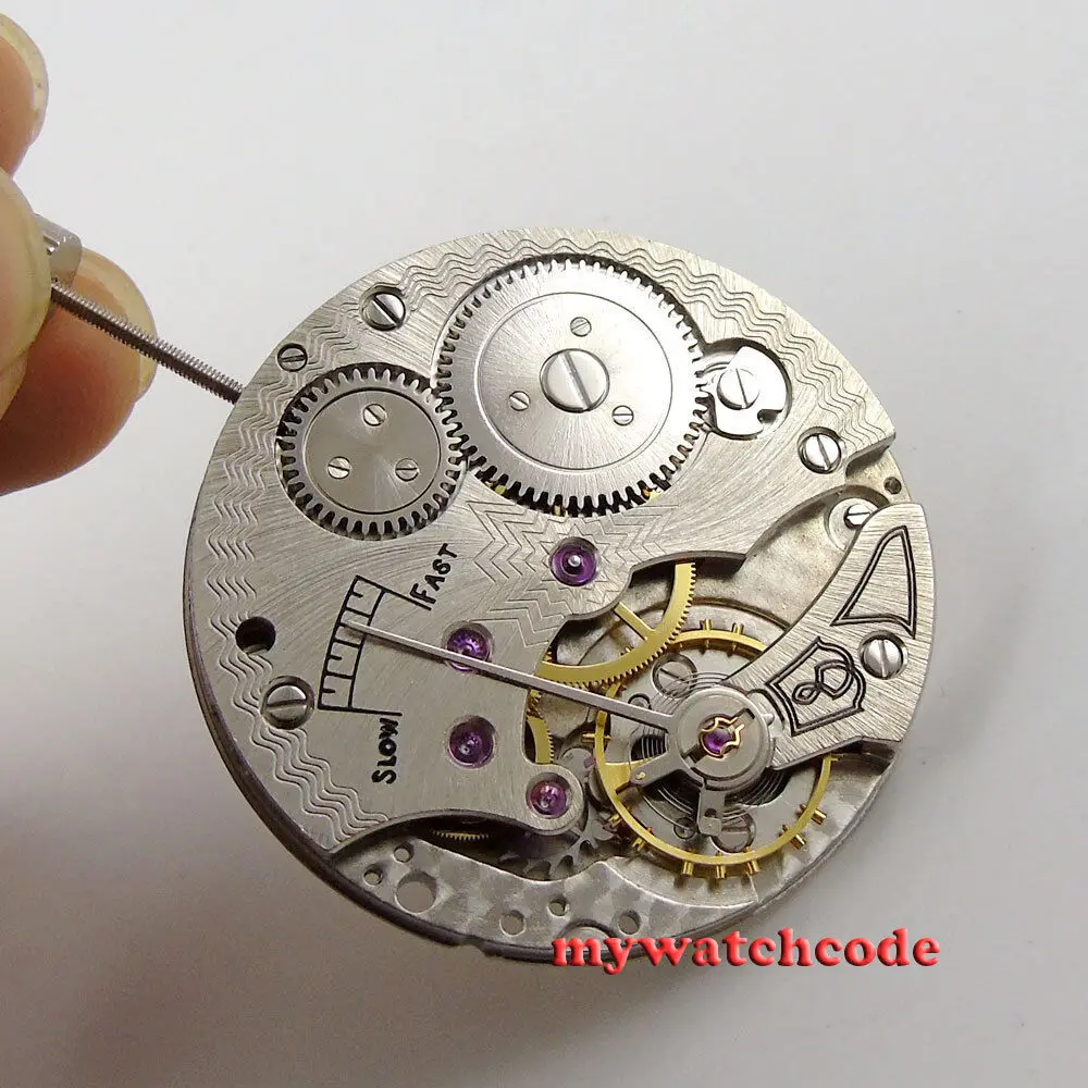 17 kamieni, 6498 mechaniczny zegarek męski z ręcznym naciągiem, mechanizm ST3621 w stylu vintage.