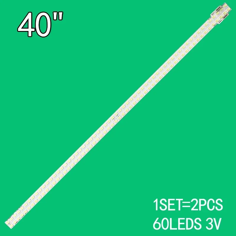 แถบไฟแบ็คไลต์ LED สำหรับ ACGE-400SMA-R1ไฟ60ดวง ACGE-400SMB-R1 B40-LB-6333 VXM400AR02 LTR400HS04