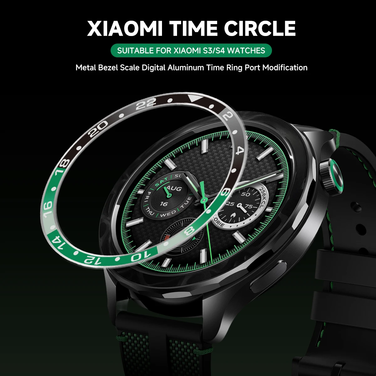 Anéis de aço para relógio xiao - Xiaomi Smartwatch S4 Accessories avaliação e preço