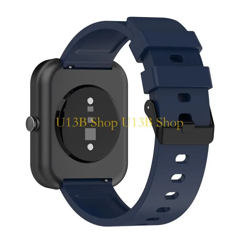 U13B Kompatibel untuk Amazfitbip 3 Amazfitgts 2Mini Band Adjustable Sport Silicone Washable Strap Bristband Waterproof