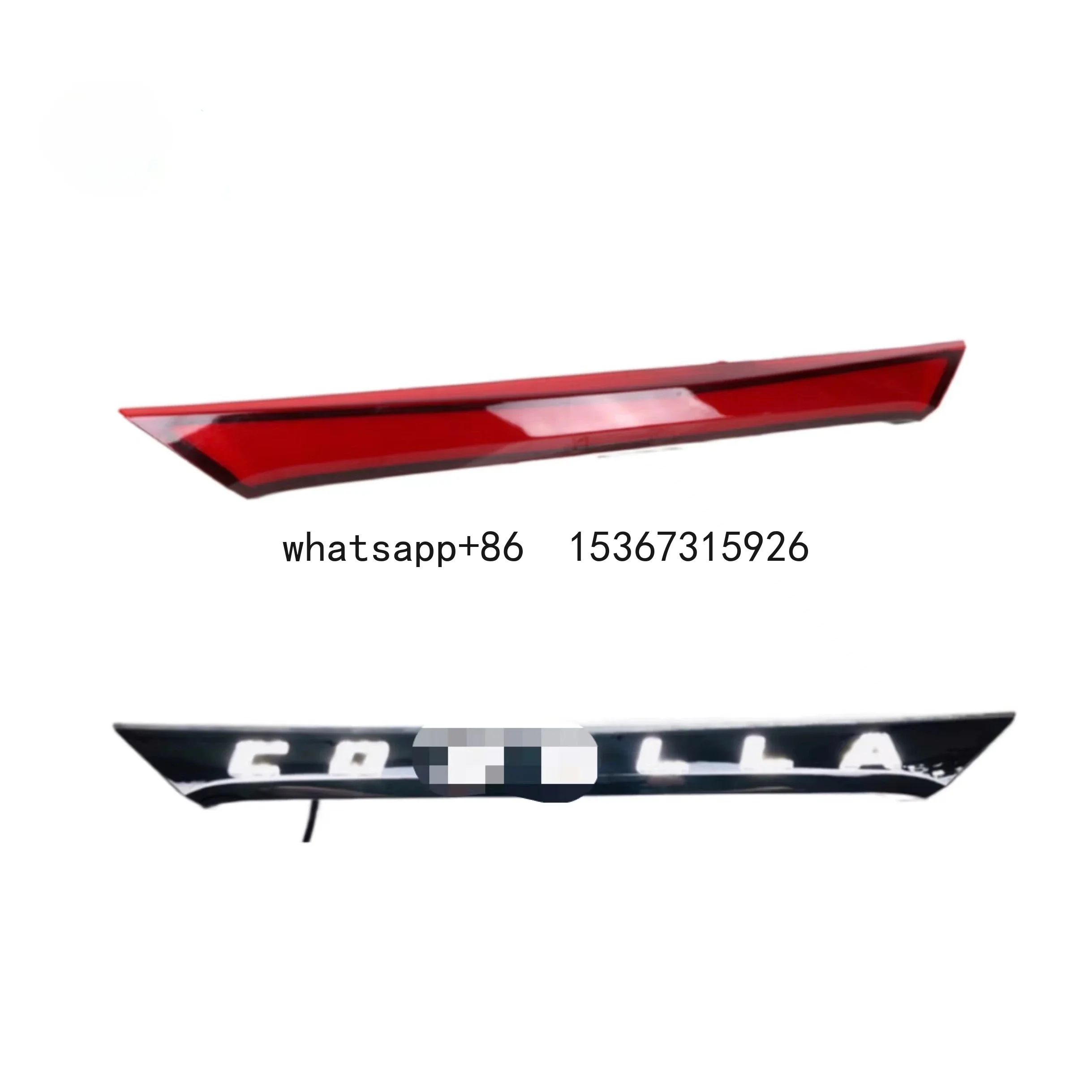 MRD Fit For Rear Middle Lamp Rear Bezel Light For Toyota Corolla 2014-2018 Tail Lights Spoiler DRL Brake Turn Signal Stop Light