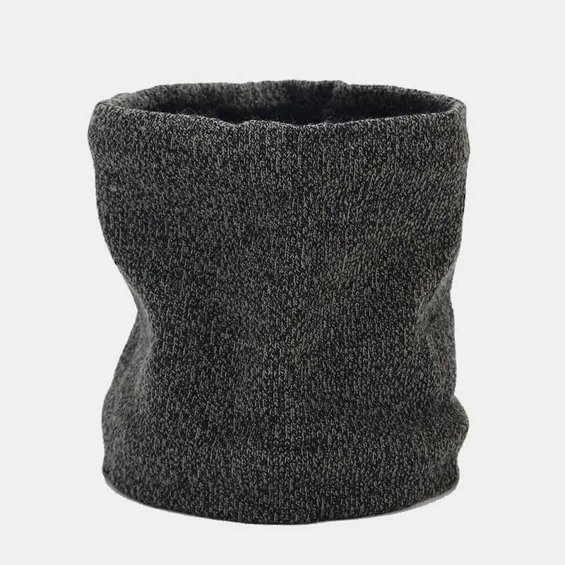 مجموعة قفازات وشاح صغيرة، لون خالص مع قبعة بوم بوم بدون إطار، قبعة شتوية متماسكة للرجال والنساء، للطقس البارد الدافئ في الهواء الطلق