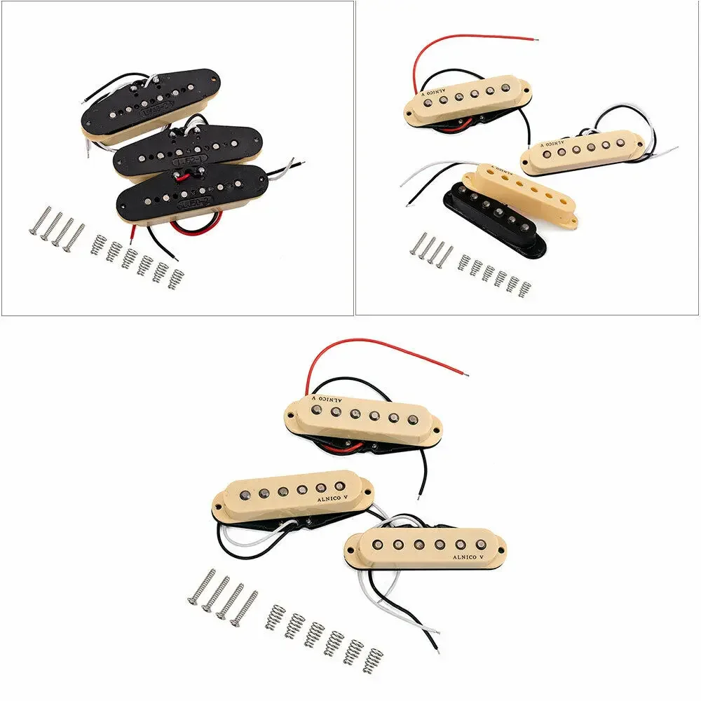 Top Selling Hand Wound Alnico V SSS Guitar Pickup Set for St-Style Guitar Single Coil