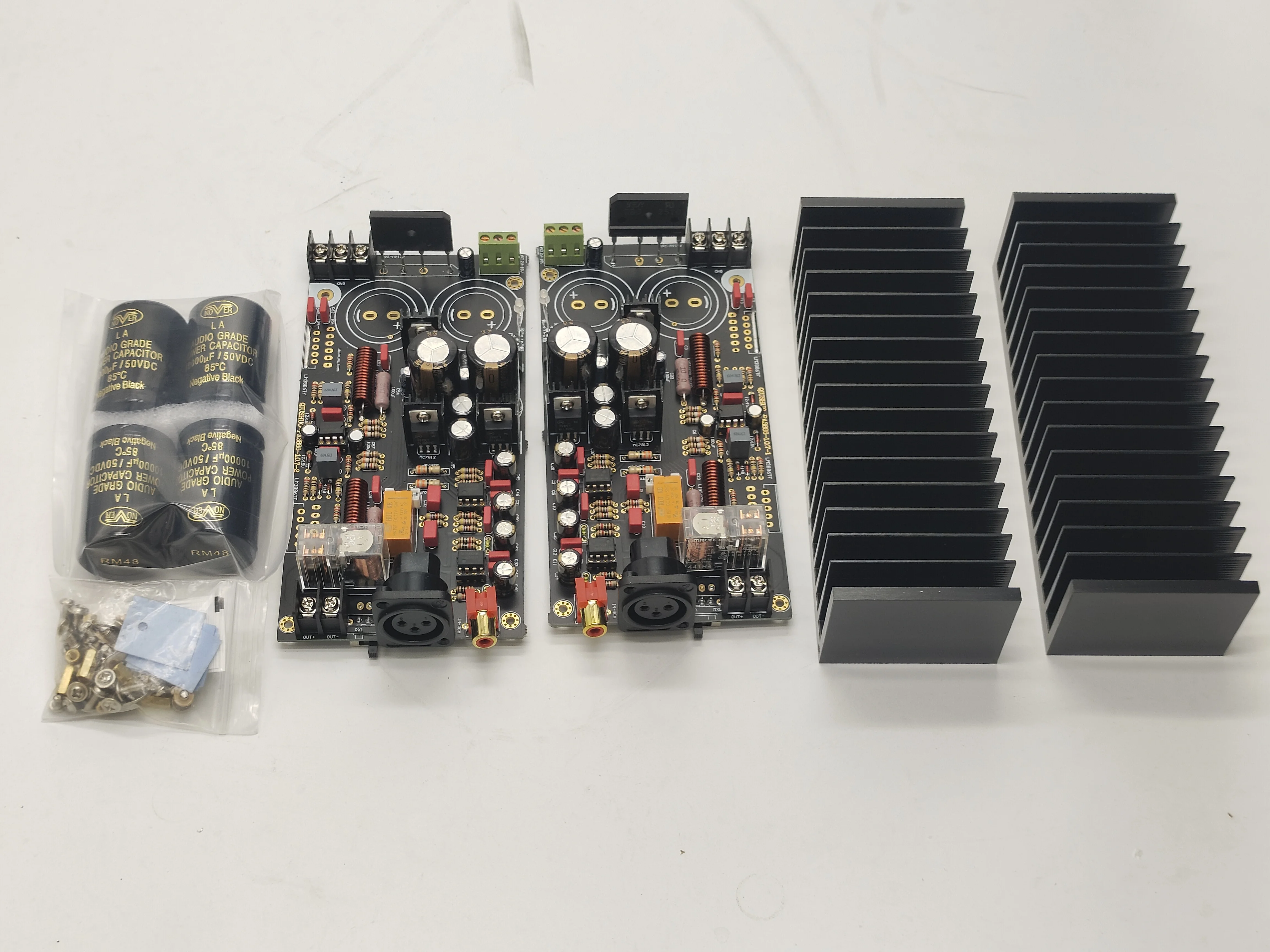 finished high power LM3886TF XRL full balance power amplifier board 120W +120W superior to BTL connection ES9028 ES9018